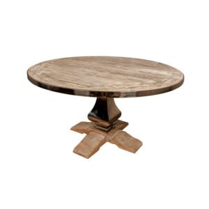 Modern luxury design recycled elm dining table