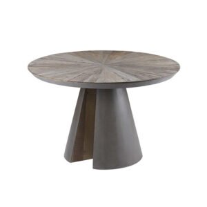 Nordic natural wooden dining room furniture round dining table