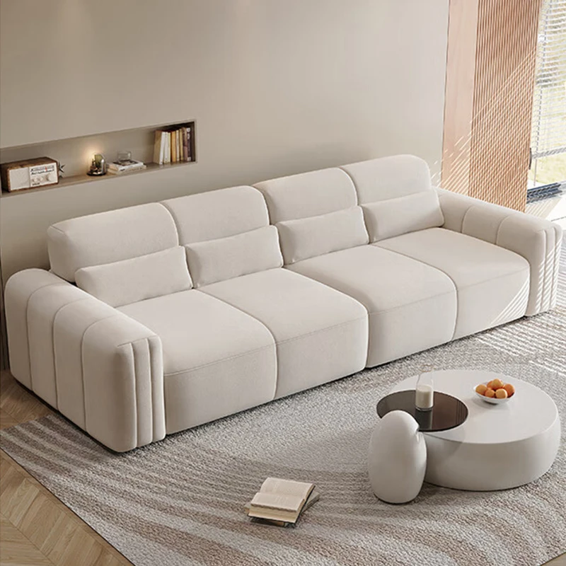 High Back Upholstered Modern Sofa