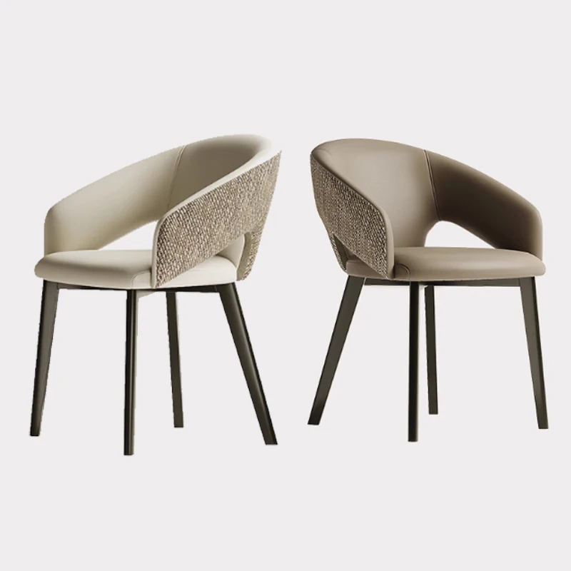 Modern Synthetic Leather Dining Chairs