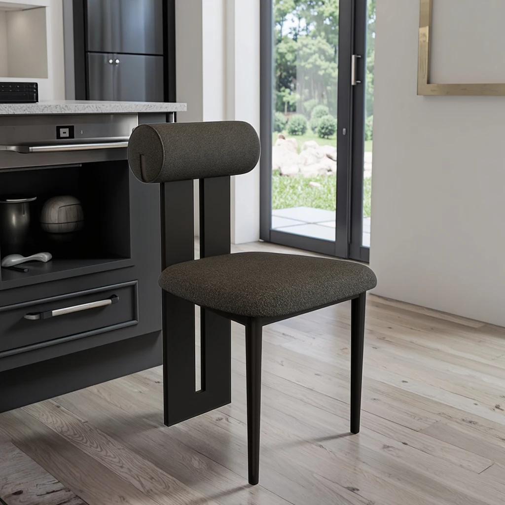 Customizable Modern Black Dining Chairs
