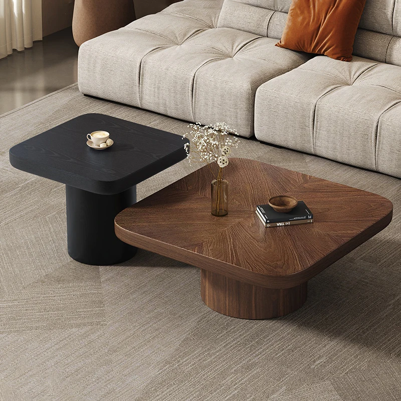 Popular Designer Coffee Table Set Modern Square Wood Coffee Table Luxurious Vogue Wholesale Living Room Coffee Table for Home